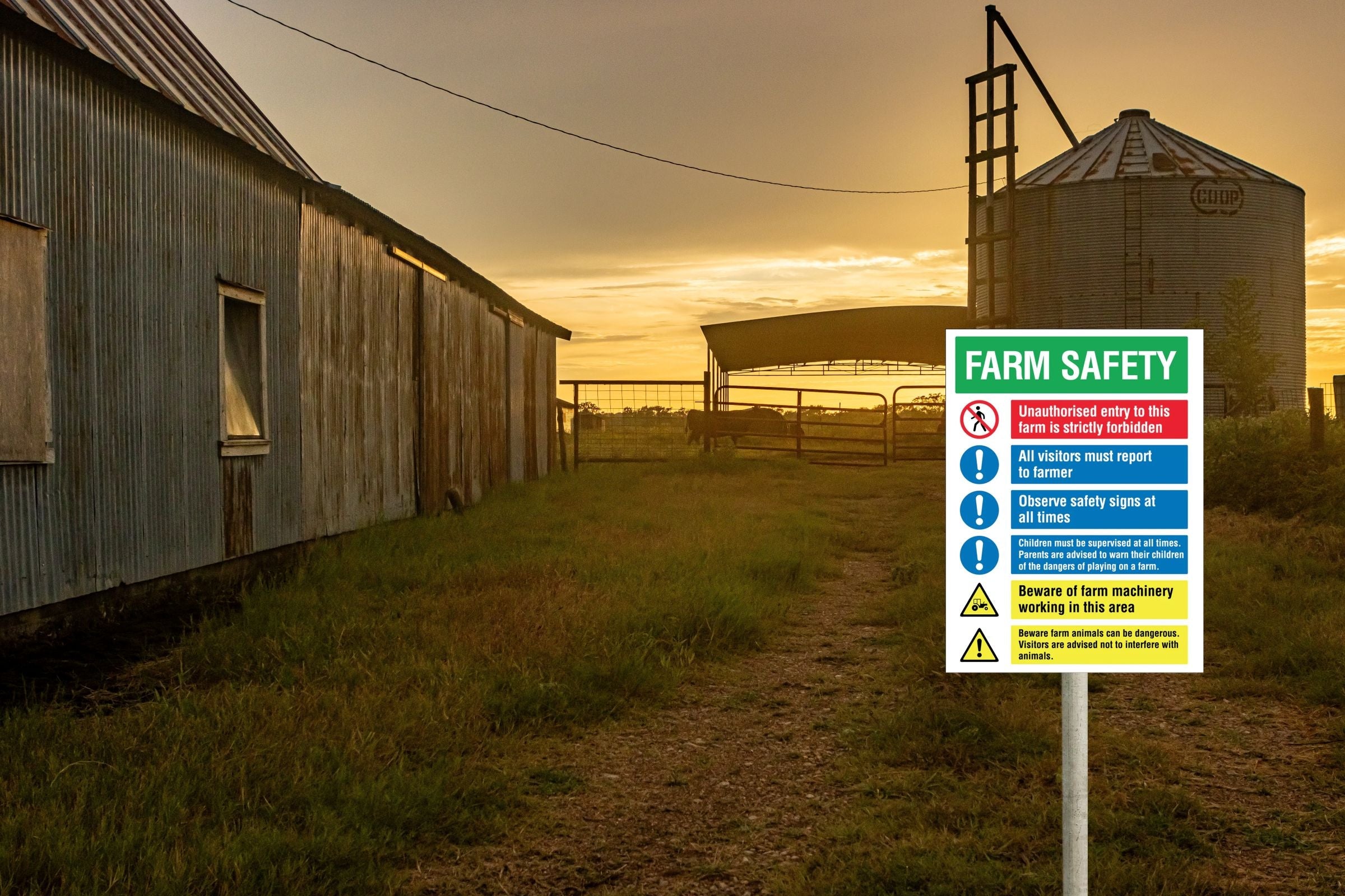 Agriculture & Farm Safety Signs