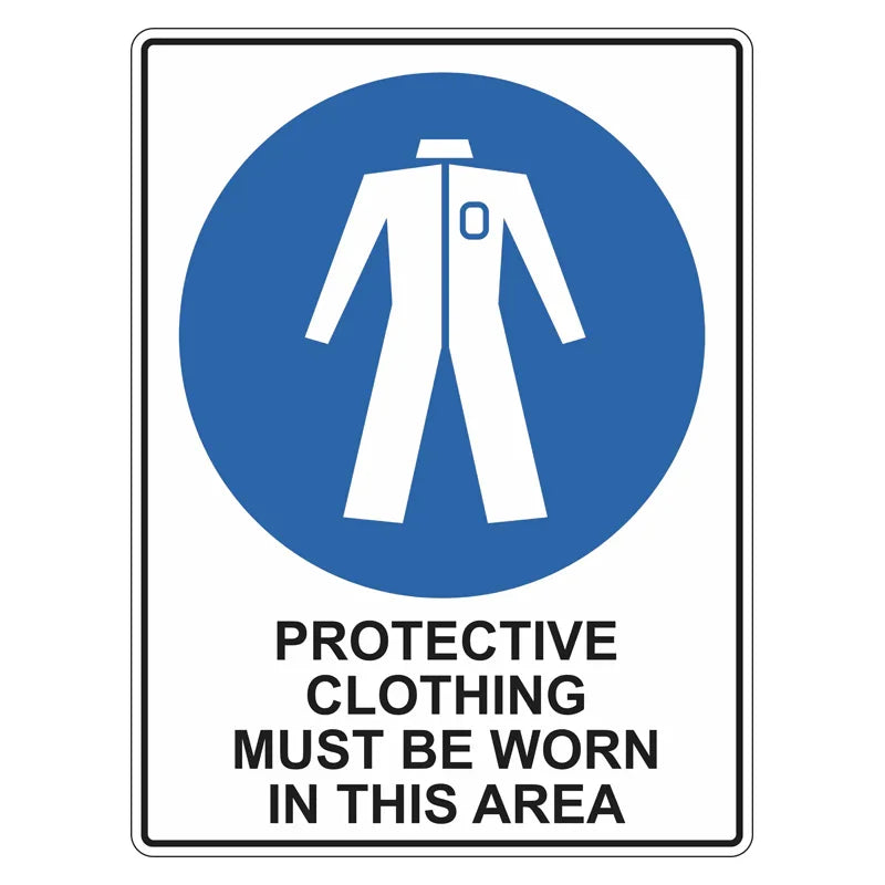 Mandatory Sign - Protective Clothing Must Be Worn In This Area