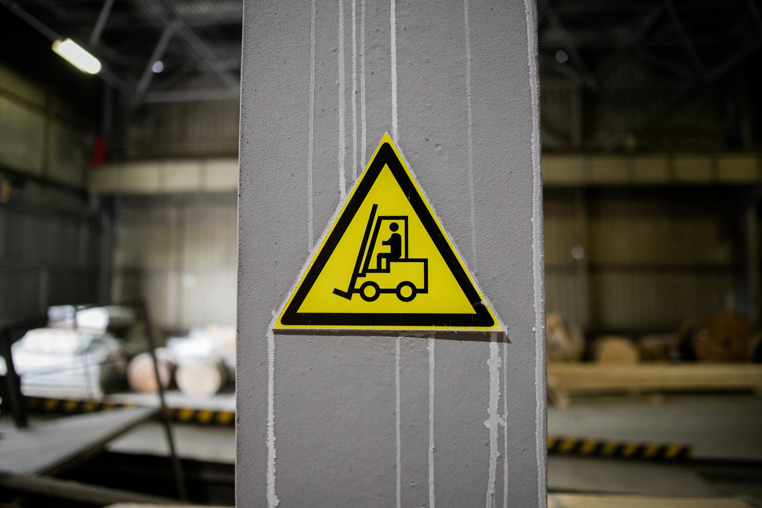 Forklift & Machinery Signs