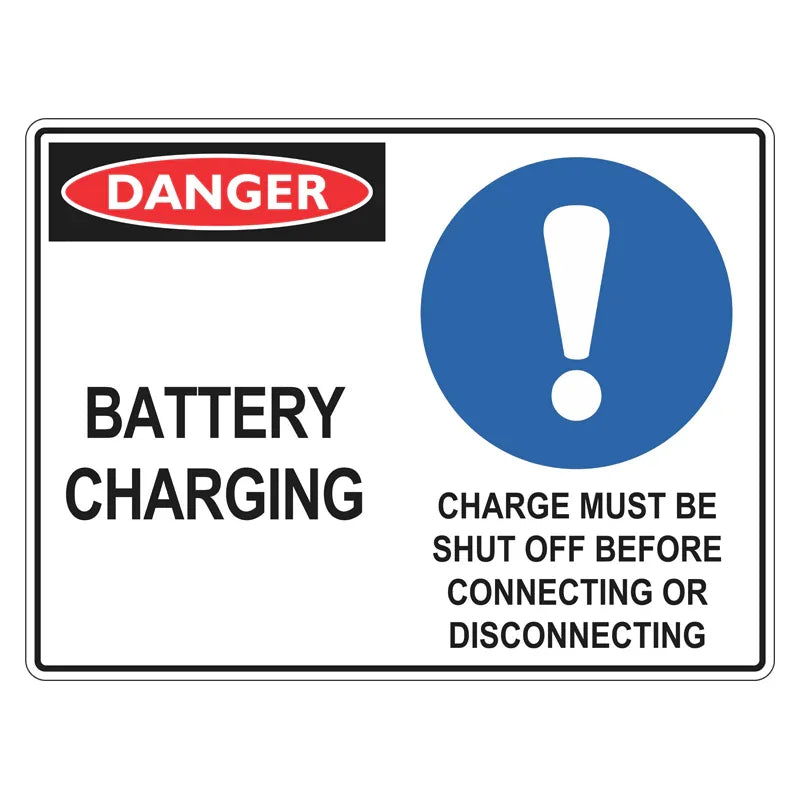 Danger Sign - Battery Charging – Pro Safety Signs