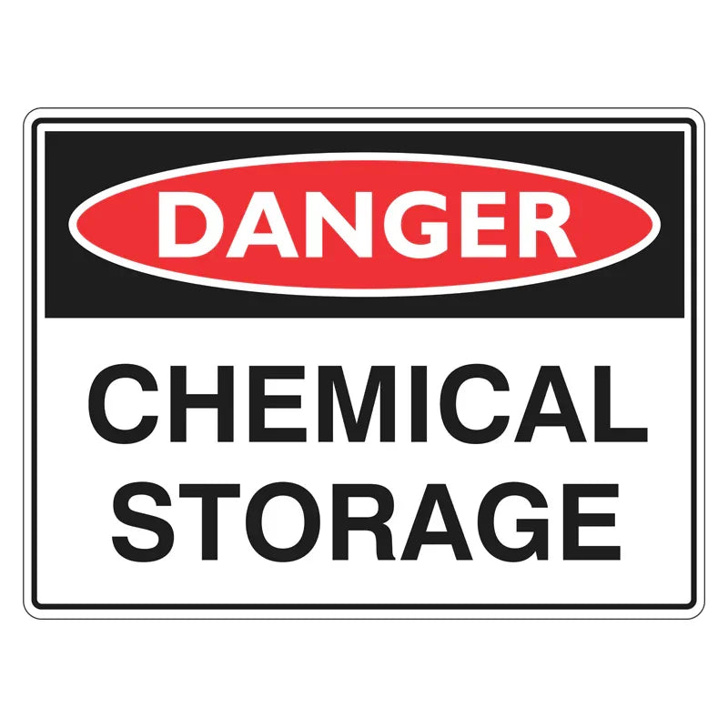 Danger Sign - Chemical Storage