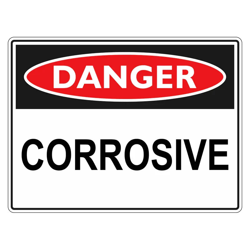 Danger Sign - Corrosive