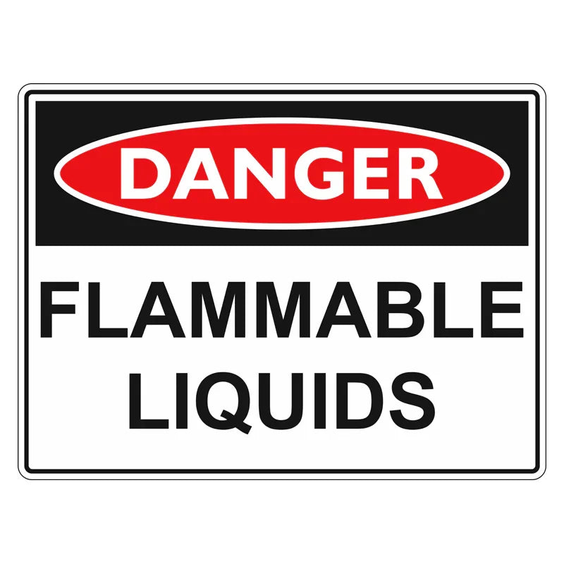 Danger Sign - Flammable Liquids