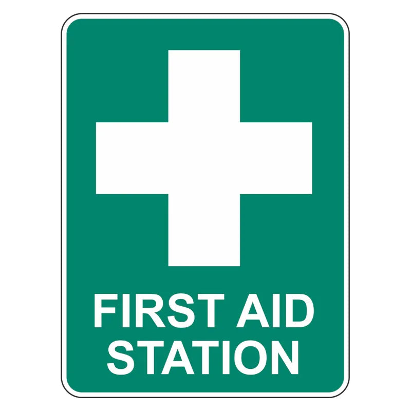 Emergency Sign - First Aid Station