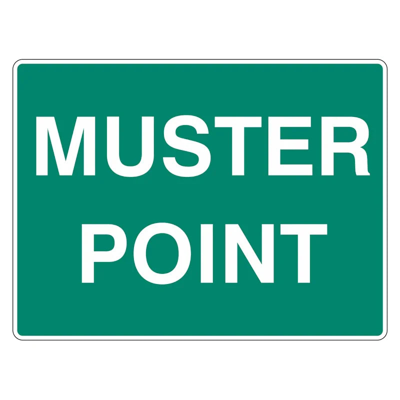 Emergency Sign - Muster Point