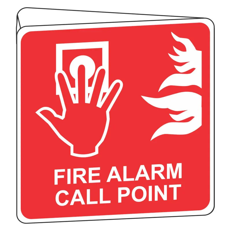 Fire Sign - Fire Alarm Call Point (Double Sided) – Pro Safety Signs