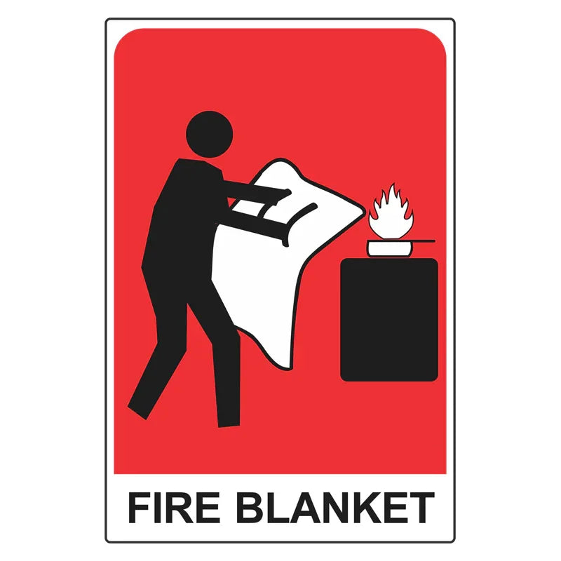 Fire Sign - Fire Blanket