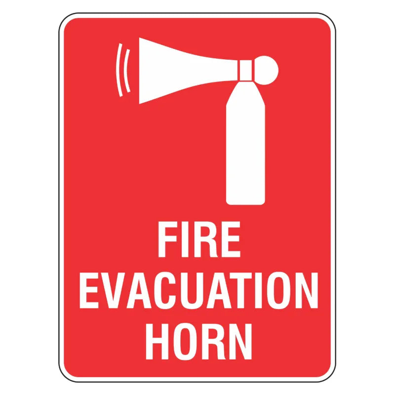 Fire Sign - Fire Evacuation Horn