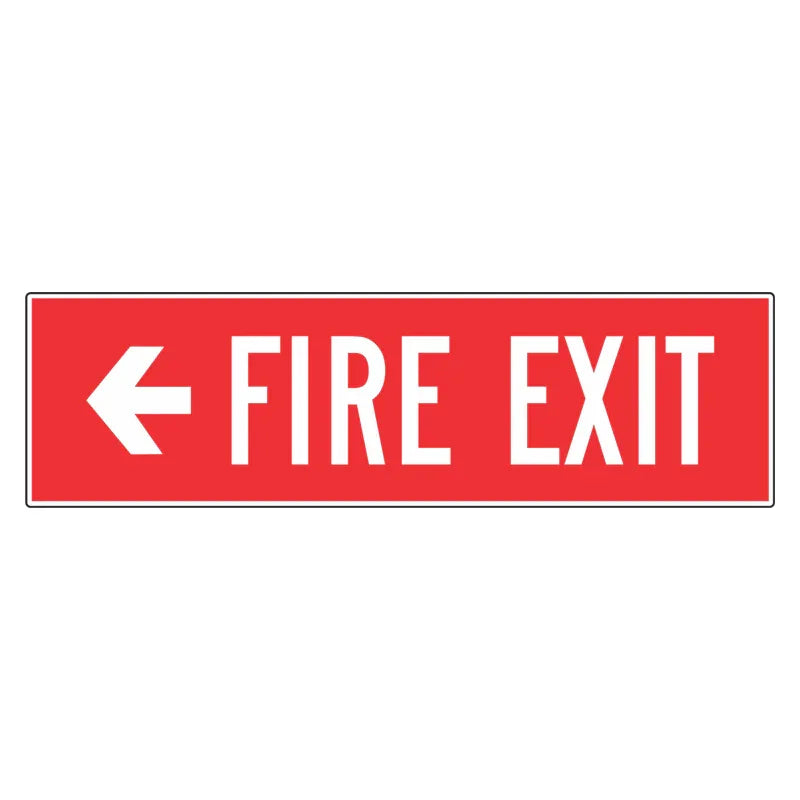 Fire Sign - Fire Exit Left