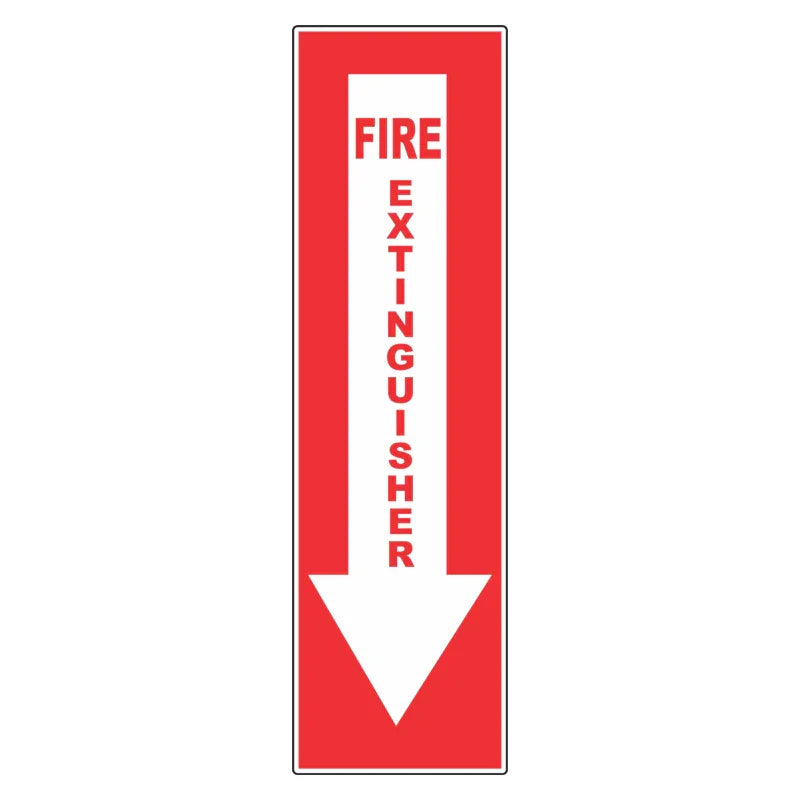 Fire Sign - Fire Extinguisher Arrow