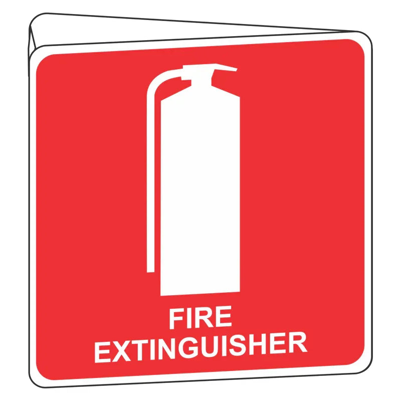 Fire Sign - Fire Extinguisher Cylinder (Double Sided)