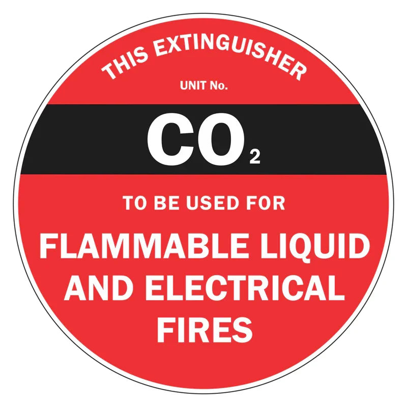 Fire Sign - Fire Extinguisher CO2