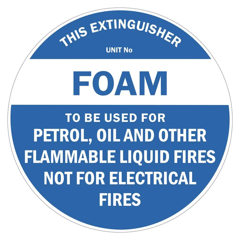 Fire Sign - Fire Extinguisher Foam