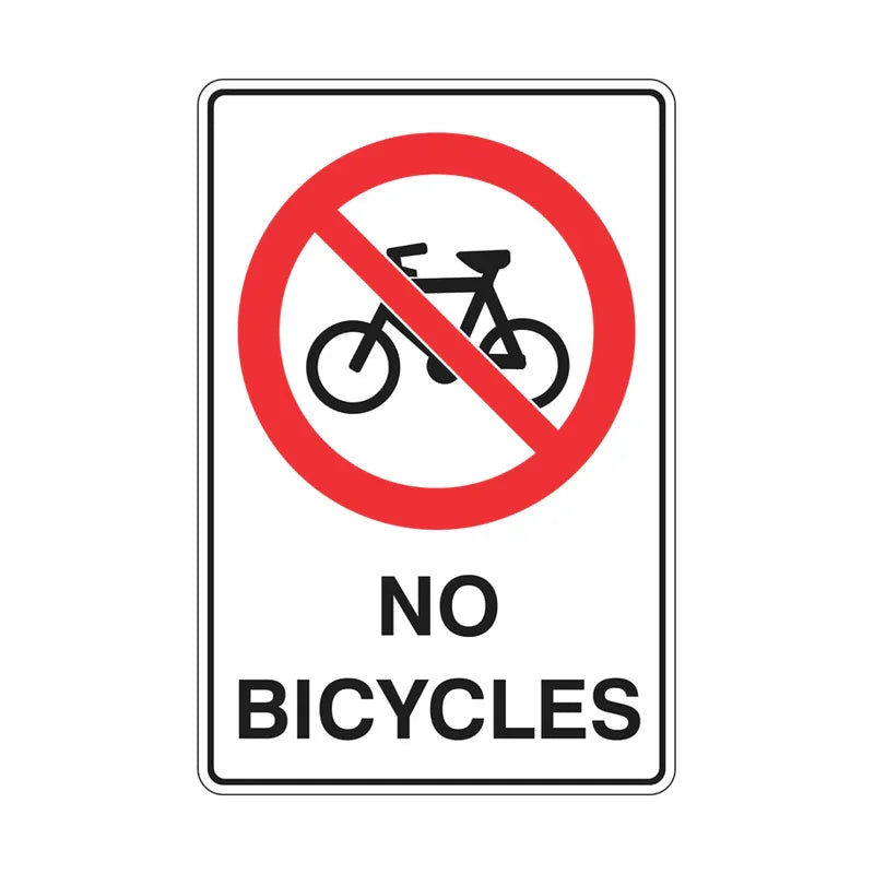 Prohibition Sign - No Bicycles