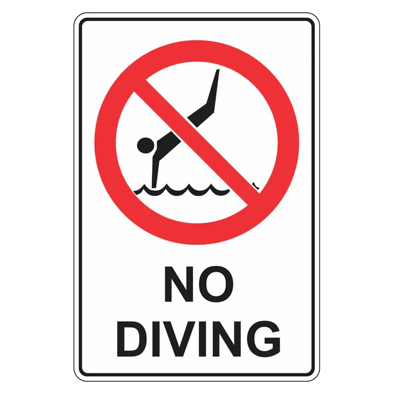 Prohibition Sign - No Diving
