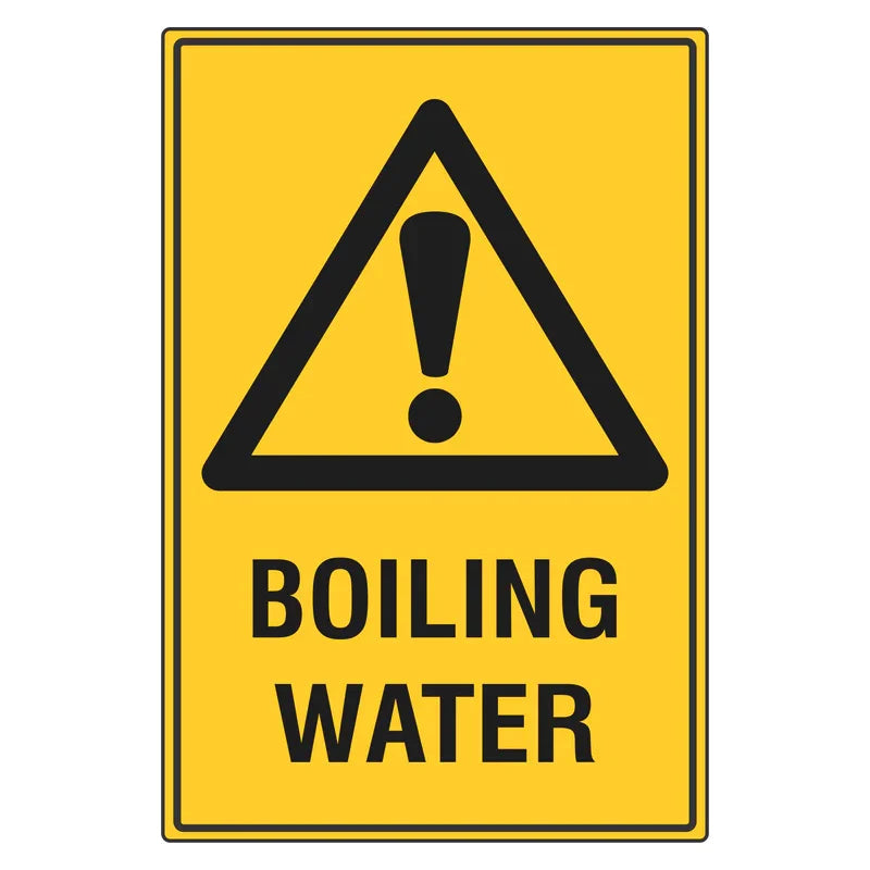 Warning Sign - Boiling Water