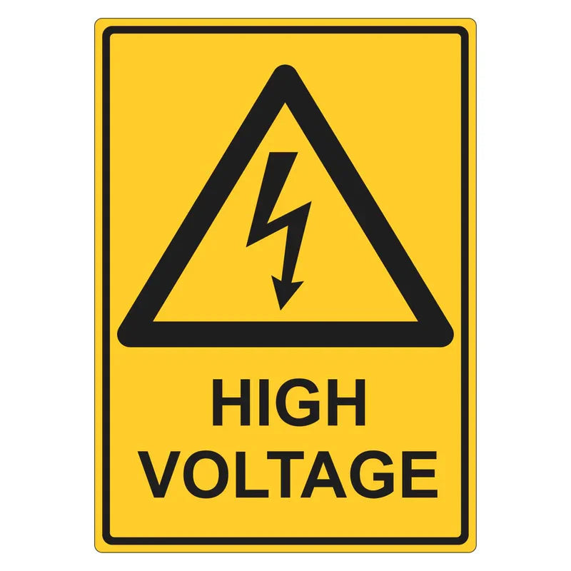 Warning Sign - High Voltage